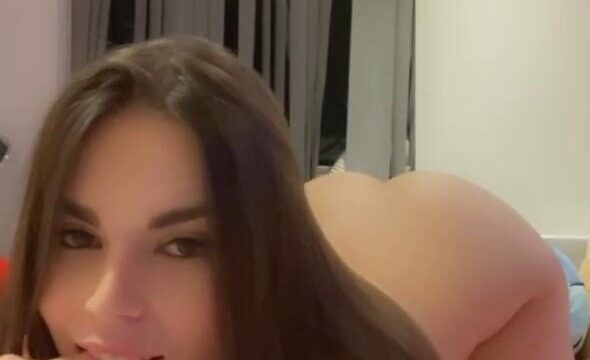 Lauren Alexis Gold Strip Lingerie Pussy Rub Video Leaked